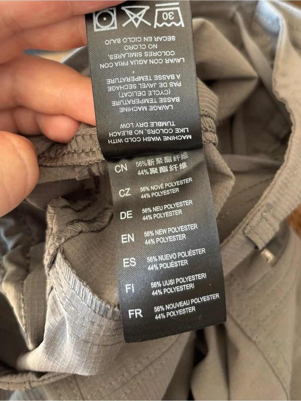 KUHL Women’s Size 8 Regular Gray Cargo Zipper Hiking Pants Pockets RN#108846